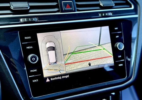 Volkswagen Tiguan cena 92999 przebieg: 159965, rok produkcji 2018 z Lędziny małe 781